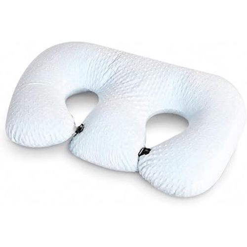 Nursing Pillow for Breastfeeding & Bottle Feeding, Ergonomic Baby Feeding Support Cushion with Adjustable Buckle, Soft & Breathable Nursing Pillow for Newborns, Twins & Moms