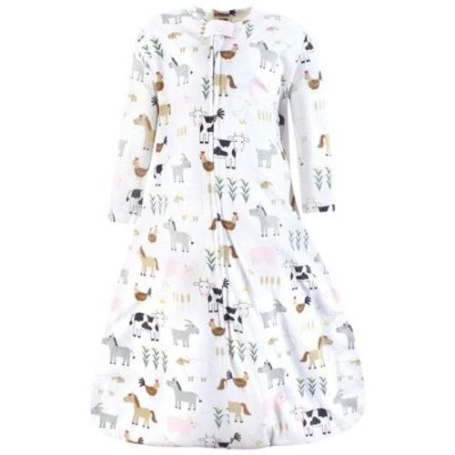 Hudson Baby Long Sleeve Cotton Jersey Sleeping Bag, Sack, Blanket, Cute Farm