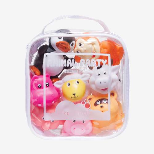 Animal Party Squirtie Baby Bath Toys – Elegant Baby