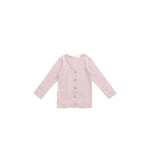 Organic Cotton Modal Cardigan - Chalk Marle – Jamie Kay USA
