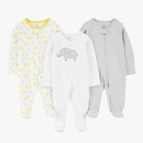 Newborn Simple Joys by Carter's Baby 3-Pack Neutral Sleep and Play