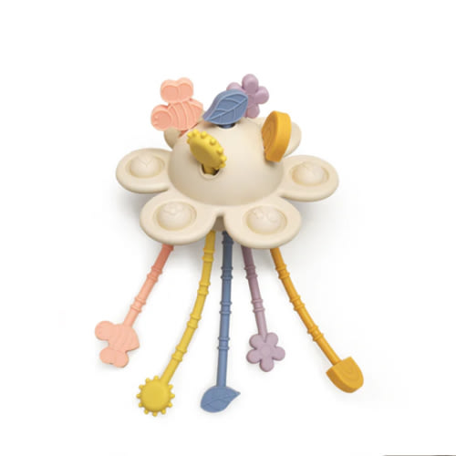 Silicone Pull String Toy – Montessori Toys for Baby 1+ Years Old – Baby Bertie