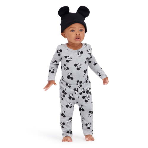 Mickey Mouse Baby Boys 3 Piece Matchy Pant Set, Sizes 0-24M