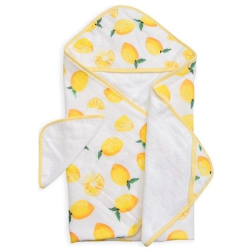 Hooded Towel Set, Lemon