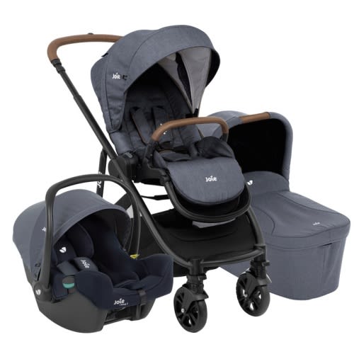 Joie Versatrax E Trio Kinderwagen 3-in-1 Moonlight grau