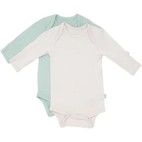 KYTE BABY Rayon made from Bamboo Long Sleeve Baby Bodysuits, 2-Pack
