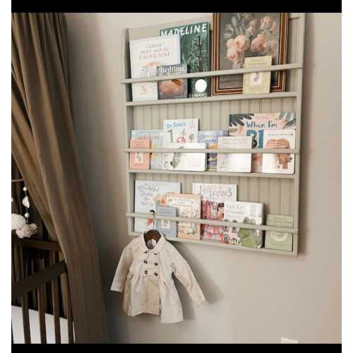 Children Bookshelf, Wall Hanging Bookshelf, Nursery and Kids Room Bookshelf, Book Shelf, Custom Handmade Wall Bookshelf
