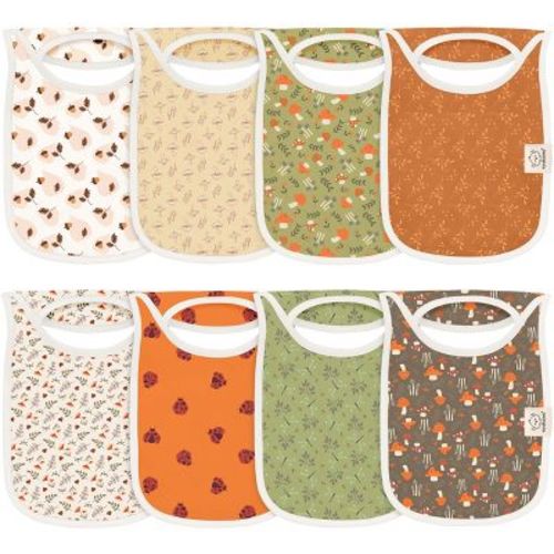 KeaBabies 8-Pack Hallo Baby Drool Bibs , Baby Bibs for Boys, Girls, Pull-on Bibs for Baby Boy, Baby Girl, Baby Bib Unisex