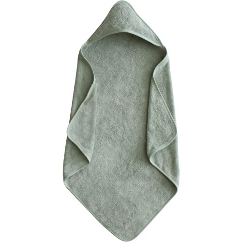 mushie Baby Hooded Towel | Organic Cotton (Moss)