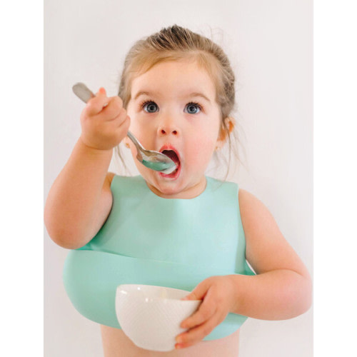 Magnetic Silicone Bib, Kiwi Bliss - Babynetic | Maisonette