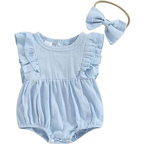 FIOMVA My First Halloween Baby Girl Outfit Newborn Plaid Bubble Romper Fall Infant Bodysuit CuteToddler Pumpkin Clothes