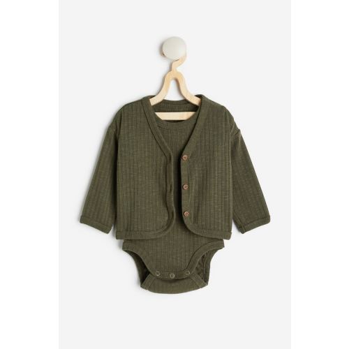 2-piece Cardigan and Bodysuit Set