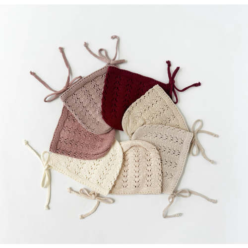 Jamie Knit Bonnet – Olive and Cradle