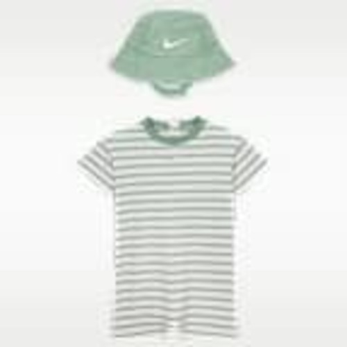 Nike Baby Short Sleeve Romper with Bucket Hat. Nike.com