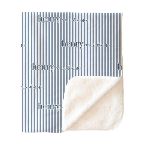 Snuggle Stripes Personalized Kids Blanket