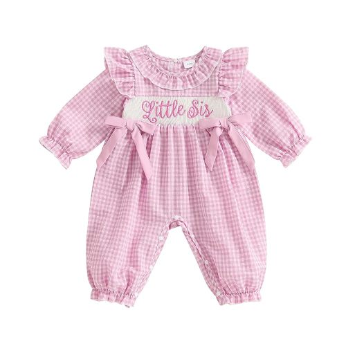 Newborn Baby Girl Going Coming Home Outfit Ruffle Romper Cute Jumpsuit Boho Clothes Vintage Outfits