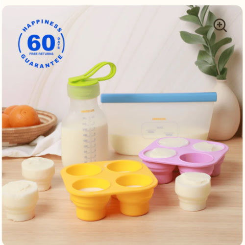 Boob Cube - THE FIRST DROP KIT - milk freezing kit