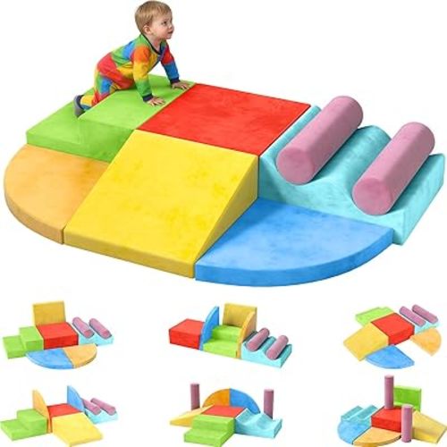 YENING Foam Baby Climbing Blocks for Babies 6m+