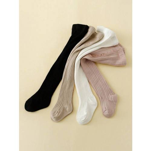 4pcs/Set Baby Girls' Versatile Leggings, Suitable For Everyday Wear | SHEIN USA