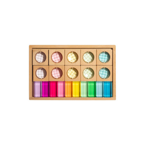 Pastel James Blocks, Build, stack, sort
