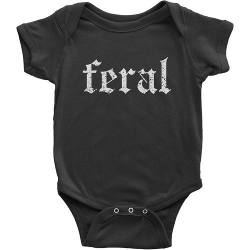 Feral Club Rat Festival Rave EDM Infant One-Piece Bodysuit, Soft Cotton
