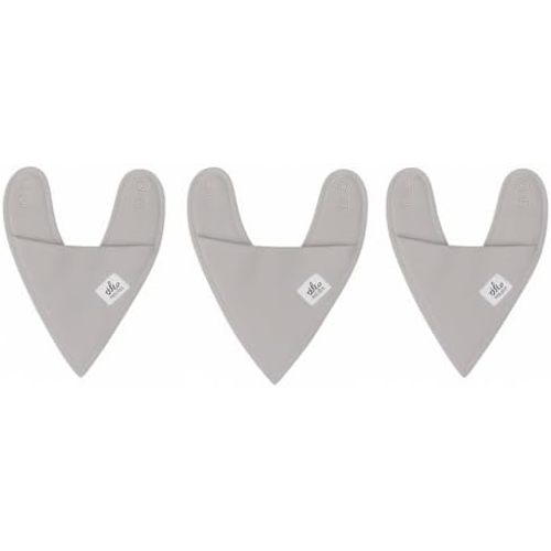 The Ollie World Bandana Bibs (3-Pack) – Adjustable Snaps, Moisture-Wicking Fabric, OEKO-TEX® Certified, Soft & Absorbent