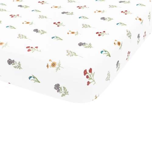 Crib Sheet in Wildflower