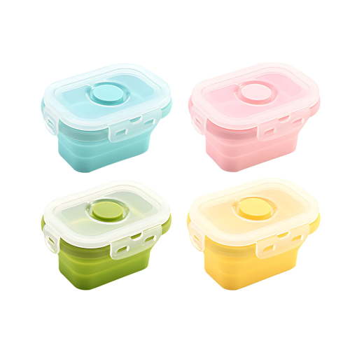 Eoozwa 4PCS Baby Food Containers Silicone Baby Food Storage Containers for Infants and Toddlers Baby Food Jars Silicone Baby Food Container Freezer Safe Reusable Baby Food Containers with Lids
