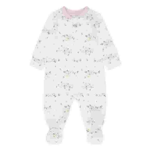 Huggies Baby Girl Printed Organic Cotton Sleep and Play, Sizes NB-9M