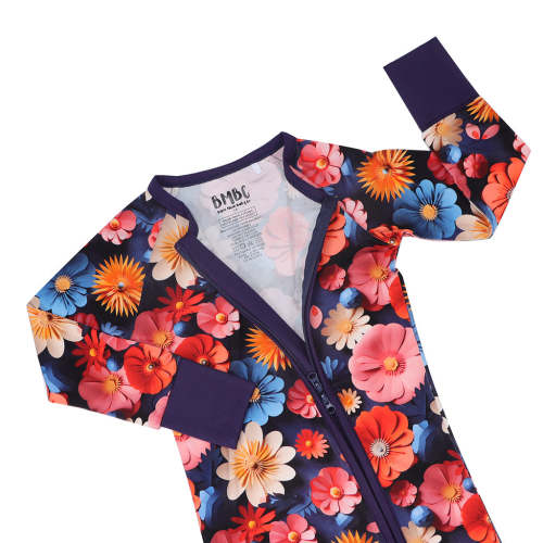 Midnight Blooms- Convertible Romper