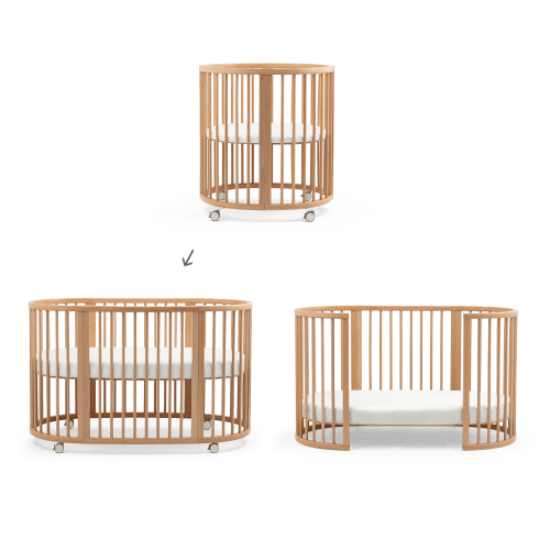 Sleepi™ 3-in-1 Convertible Crib with Mattresses and Extension Kit