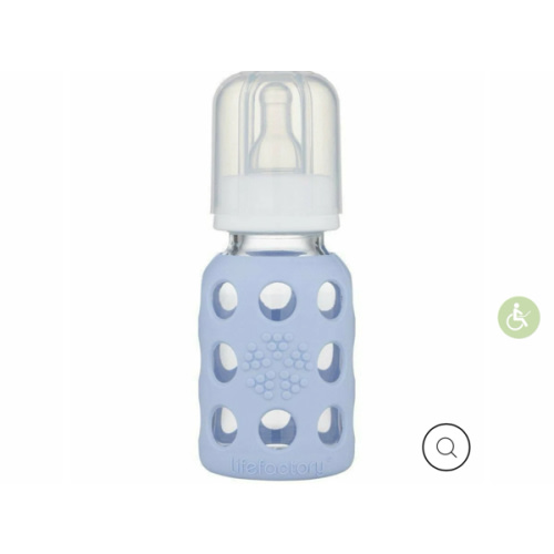 Lifefactory Glass Baby Bottles 4 oz.
