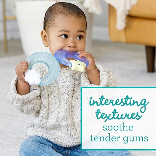 Infantino Sensory Exploration and Teething Relief, Cloud Star 2-Pack