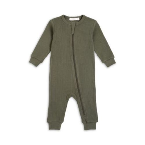 Unisex Ribbed Coverall - Green - 3 Mo.