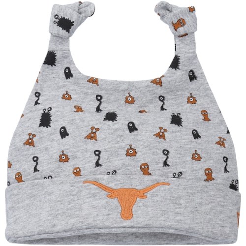 Texas Longhorns New Era Newborn & Infant Critter Cuffed Knit Hat - Heather Gray