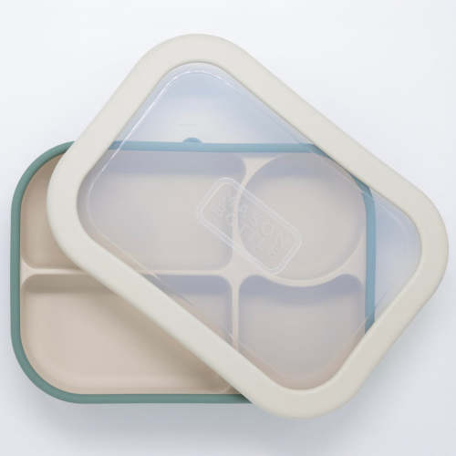 First Bites™ Silicone Plate – Mason Bottle