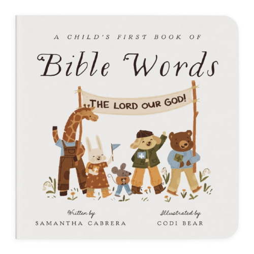 A Child's First Book of Bible Words (Hardcover)