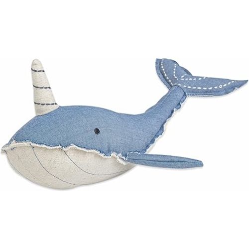 Crane Baby Toys for Boys and Girls, Comforting Plush Stuffed Animal, Narwhal