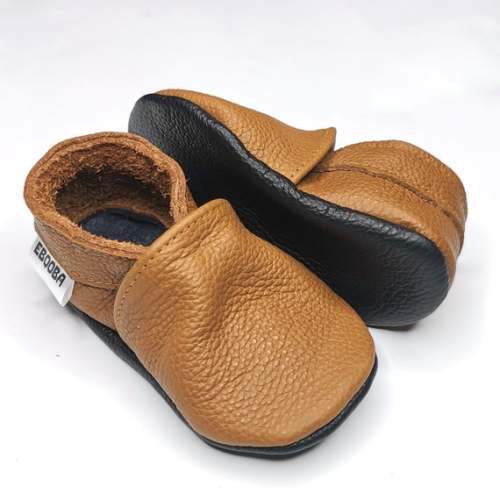 Soft Sole Baby Shoes Leather Infant Kids Boy Dark Brown 6 12 - Etsy
