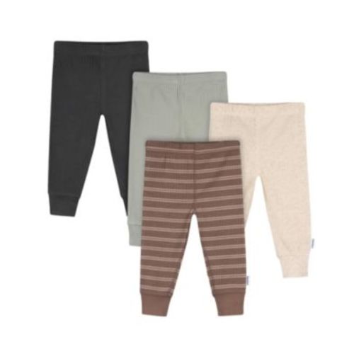 Baby Boys Dark Shadow Active Pants, 4-Pack