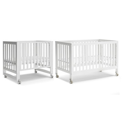 EvoNest 11-in-1 Mini Cradle to Full Size Convertible Crib With Removable Wheels | Wayfair