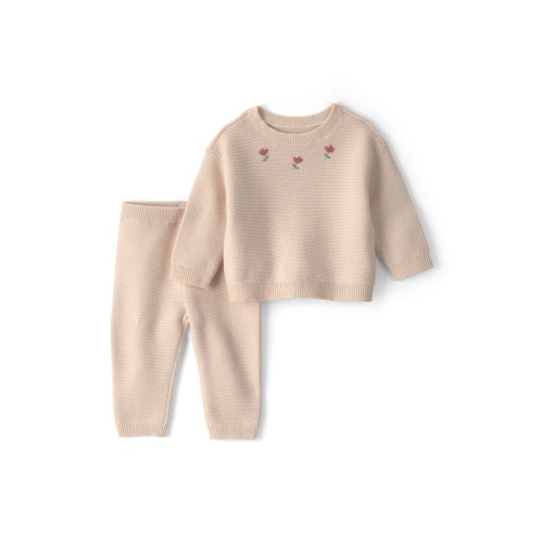 Kids' Organic Cotton Sweater & Pants Set, 3M