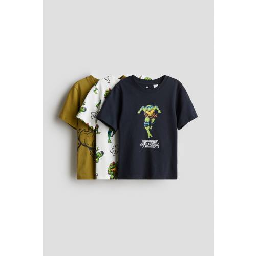 3-PACK PRINTED T-SHIRTS