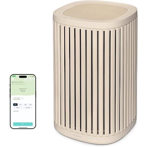 Windmill Air Purifier for Home, 3-In-1 Filters for Dust, Smoke, & Pets