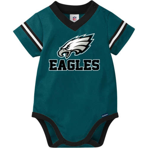 Baby Boys Philadelphia Eagles Short Sleeve Jersey Bodysuit
