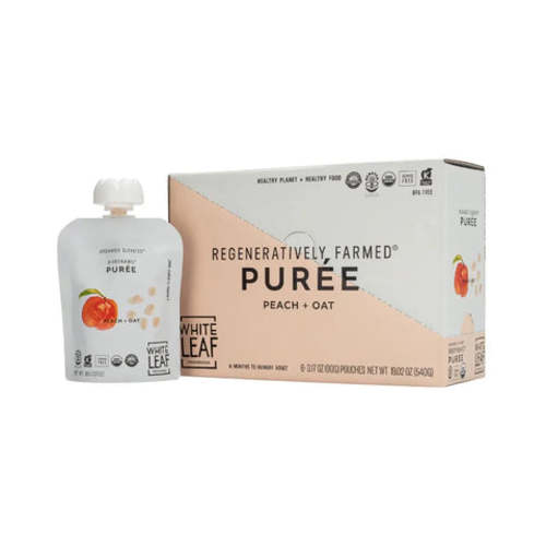 Organic Peach + Oat Puree