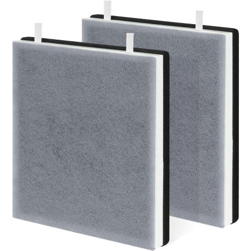 2 Pack Vital 100 Replacement Filter Compatible with LEVOIT Vital 100 Air Purifier, 3-in-1 True HEPA Filter with Activated Carbon Filter, Reduce Dust, Pollen, Odor