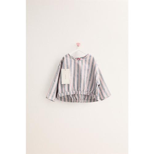 ZARA TIMELESS - STRIPED TOP - Blue | ZARA United States