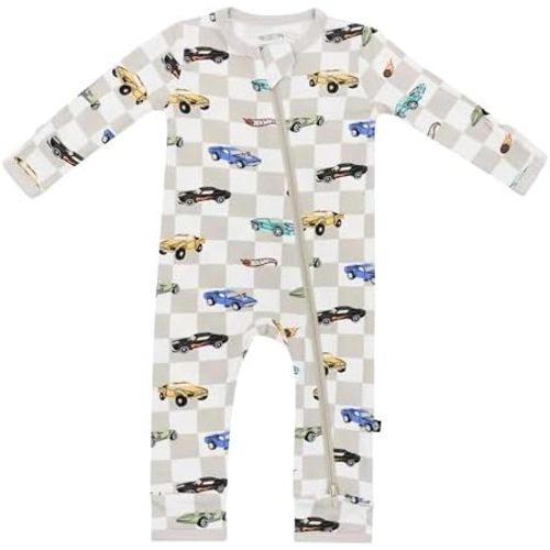 KYTE BABY Unisex Rayon Made From Bamboo Zippered Rompers 0-24 Months
