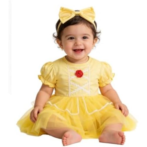 Baby Girls Halloween Princess Costume Dress with Headband